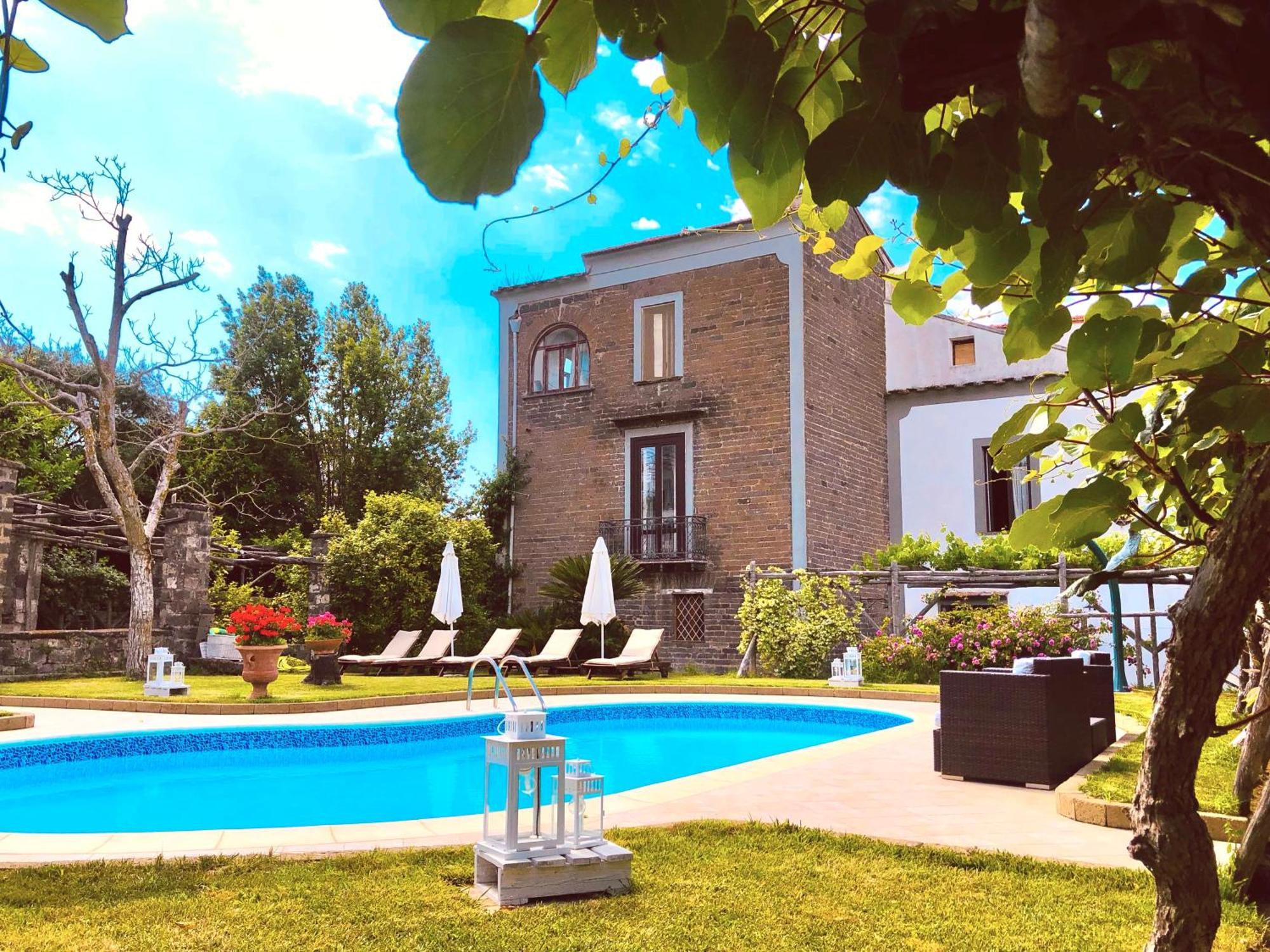 La Dimora 3: Comfort, Garden And Pool Massa Lubrense Exteriér fotografie